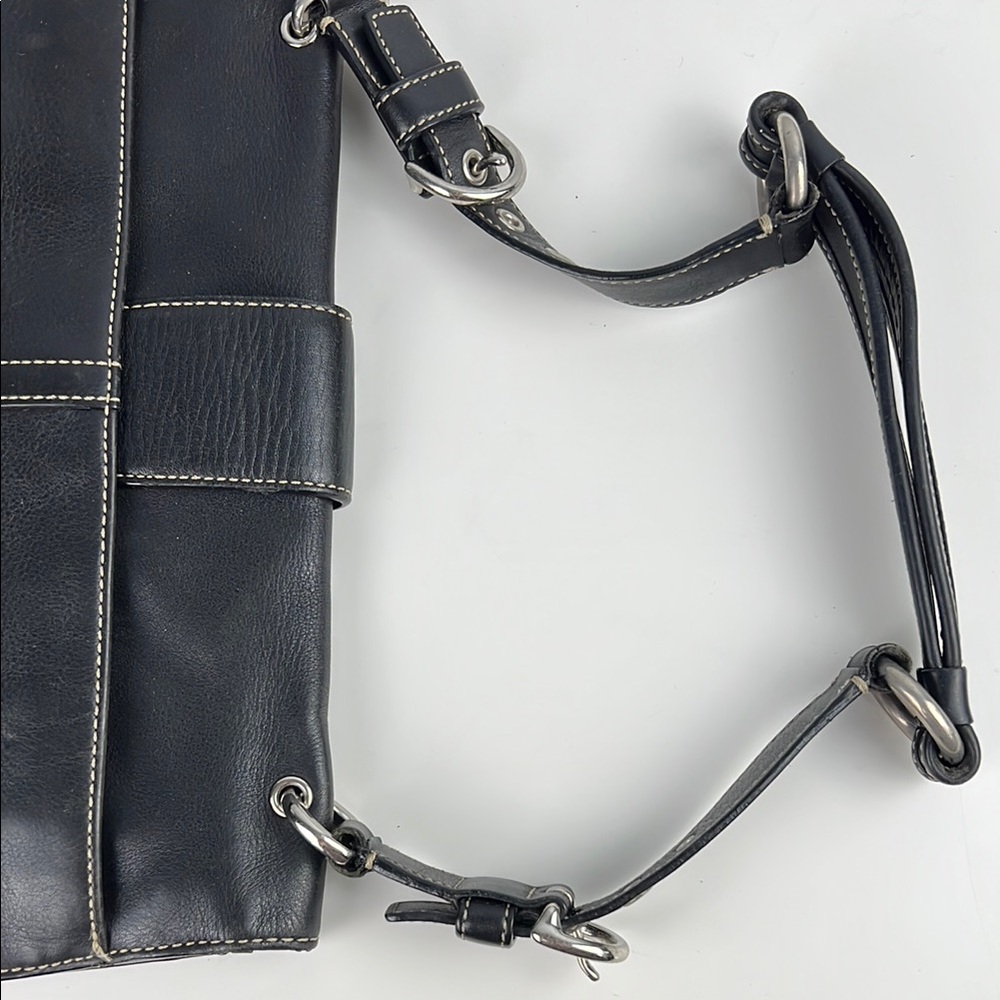 Coach Vintage Y2K Soho Flat Buckle Black Leather Shoulder Bag 9741 - Picture 8 of 16
